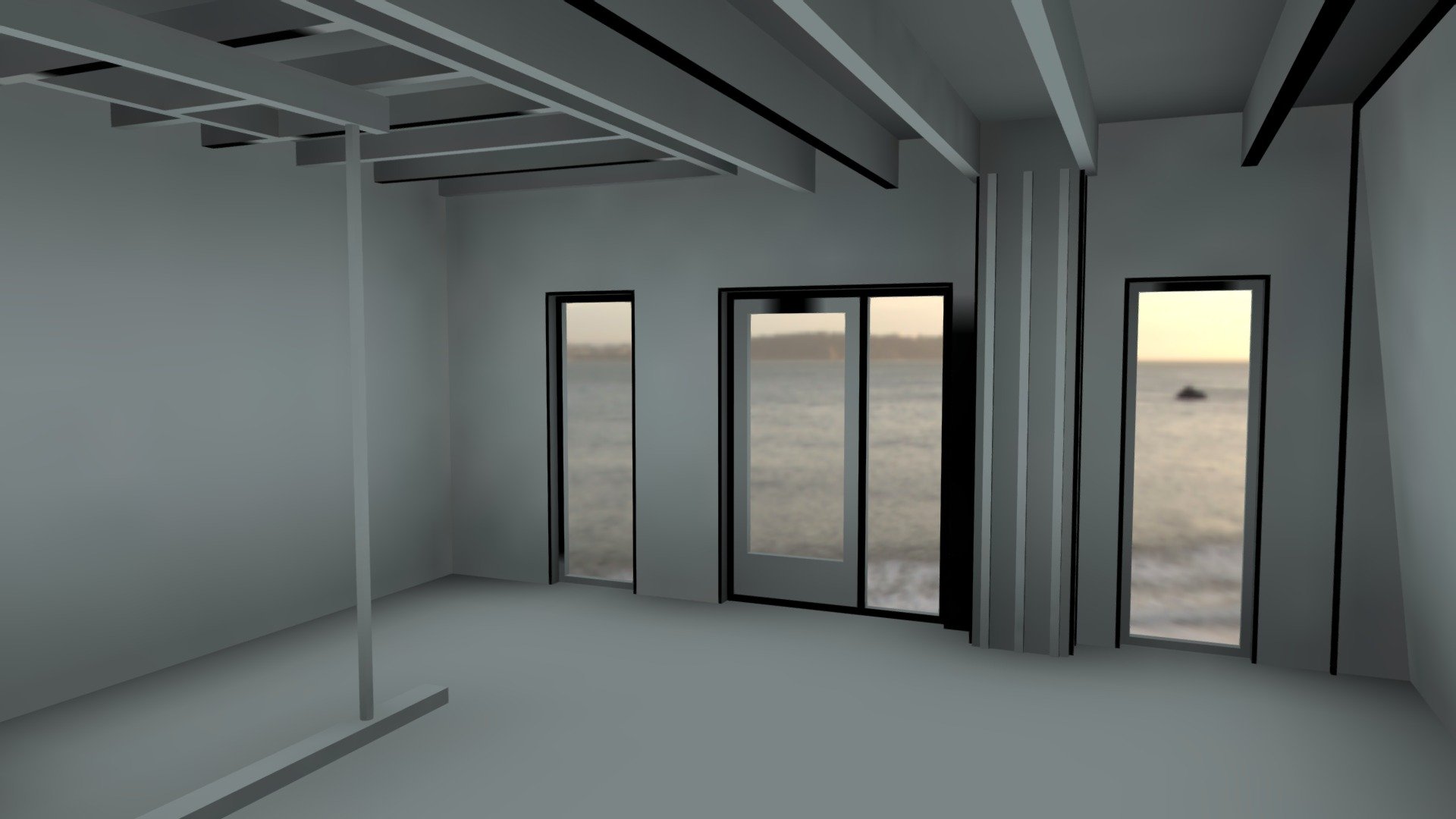 Basic house - Lightmapped - standard settings