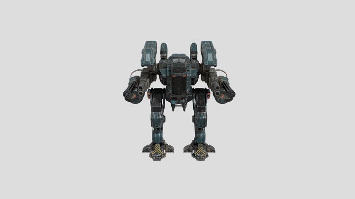 Battle bot 01 (edit) 3D Model