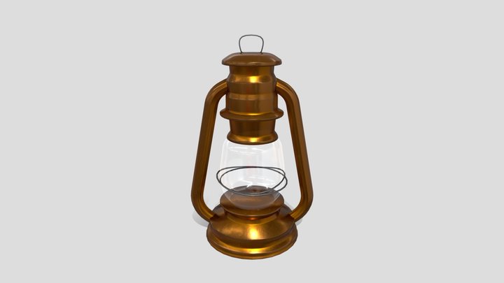 Oil Lantern 3D Model