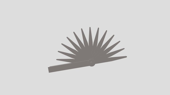 Gauge Feeler 3D Model
