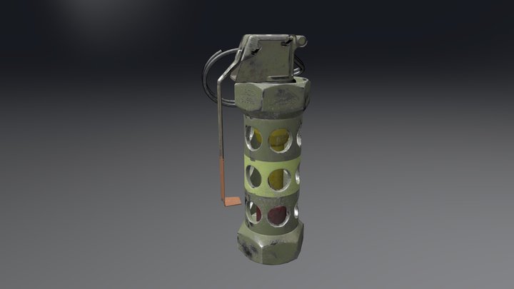 flash grenade 3D Model