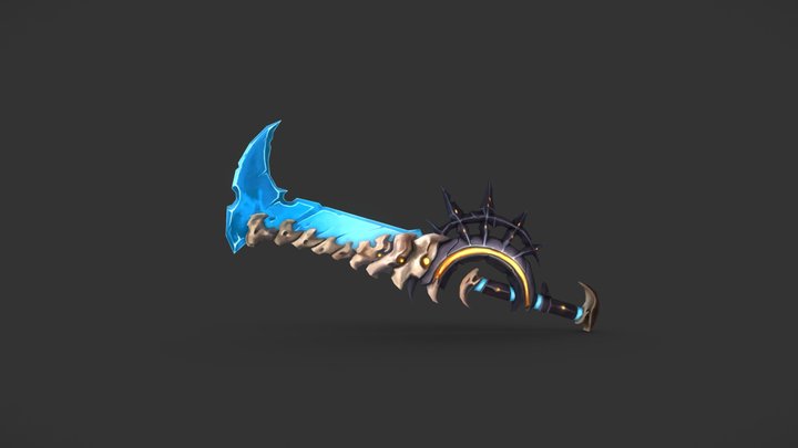 Sword Hand Paint 3D Model