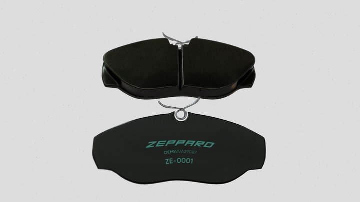 BRAKE PAD Passenger car 3D Model