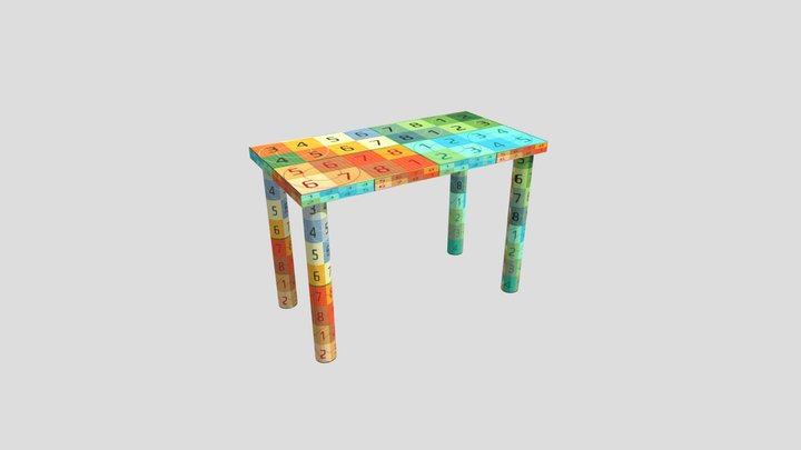 table with uv 3D Model
