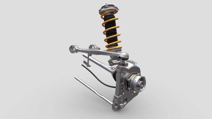 Eleanor Mustang: Suspension (Rear) - 2023 3D Model