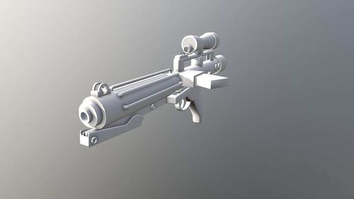 E-11 Blaster 3D Model