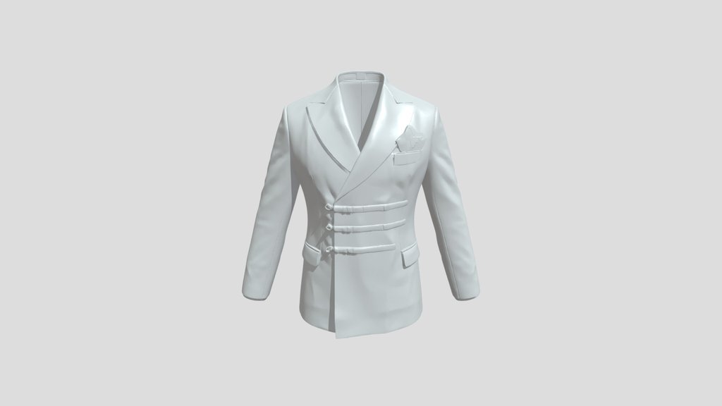 A white men's formal blazer