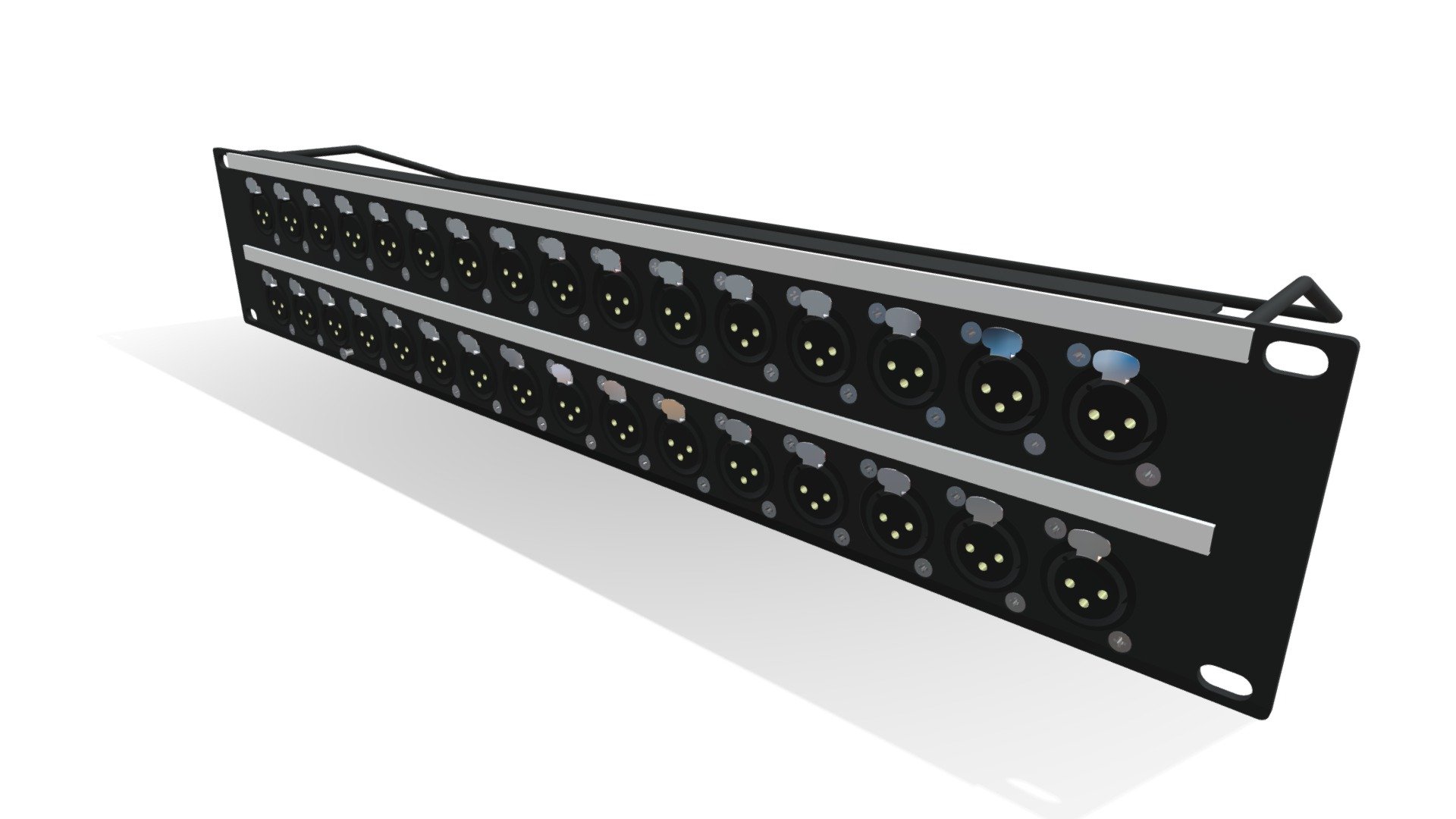 XLRF Panel 32 Way — Sketchfab embed 3D viewer