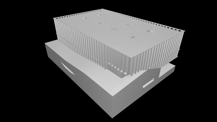 Sport Center In Neudorf - Atelier Zündel Cristea 3D Model