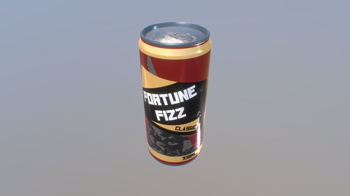 Рор Drink Саn 3D Model