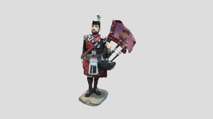 Royal Highland Fusilier 3D Model