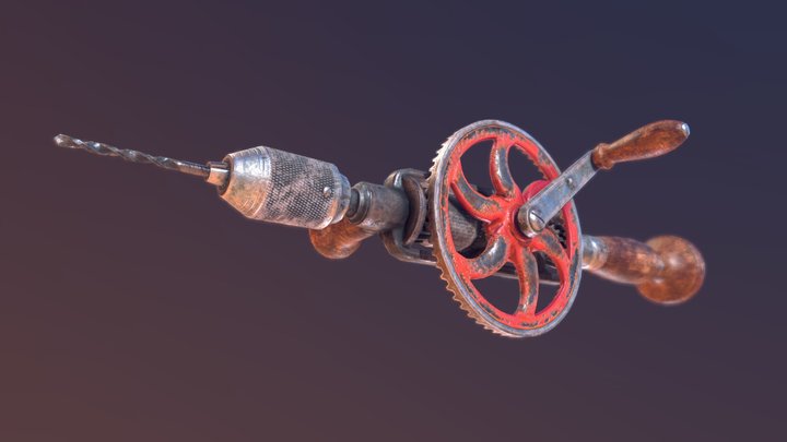 Millers Falls No. 980 Drill 3D Model