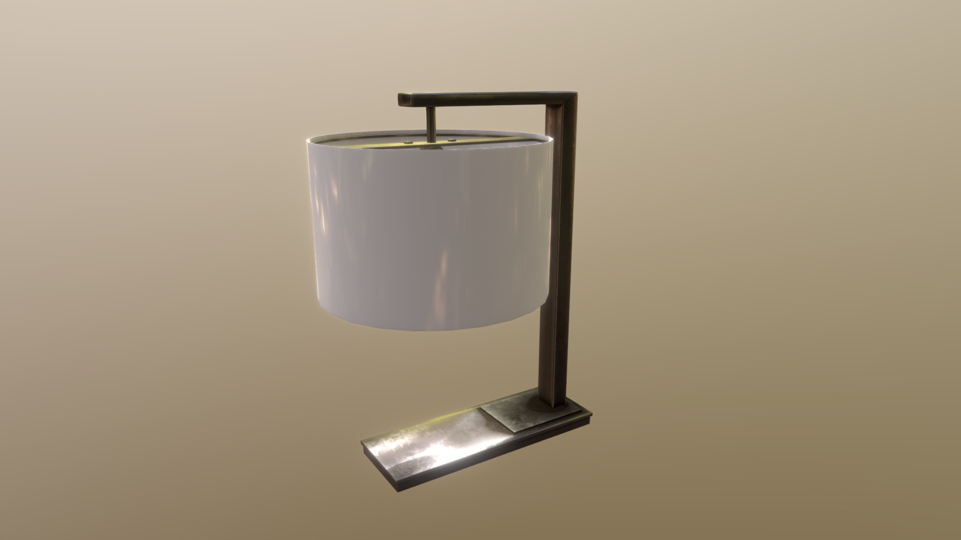 3D model Lamp 14 - This is a 3D model of the Lamp 14. The 3D model is about a lamp on a wall.