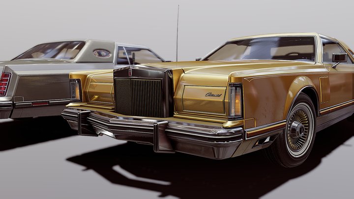 Lincoln Continental Mark V 3D Model
