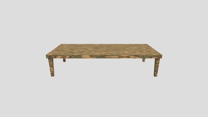 Mesa de madera Texturizada – Free 3D Model STL