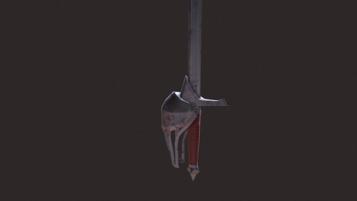 Morrowind Steel Sword 3D Model