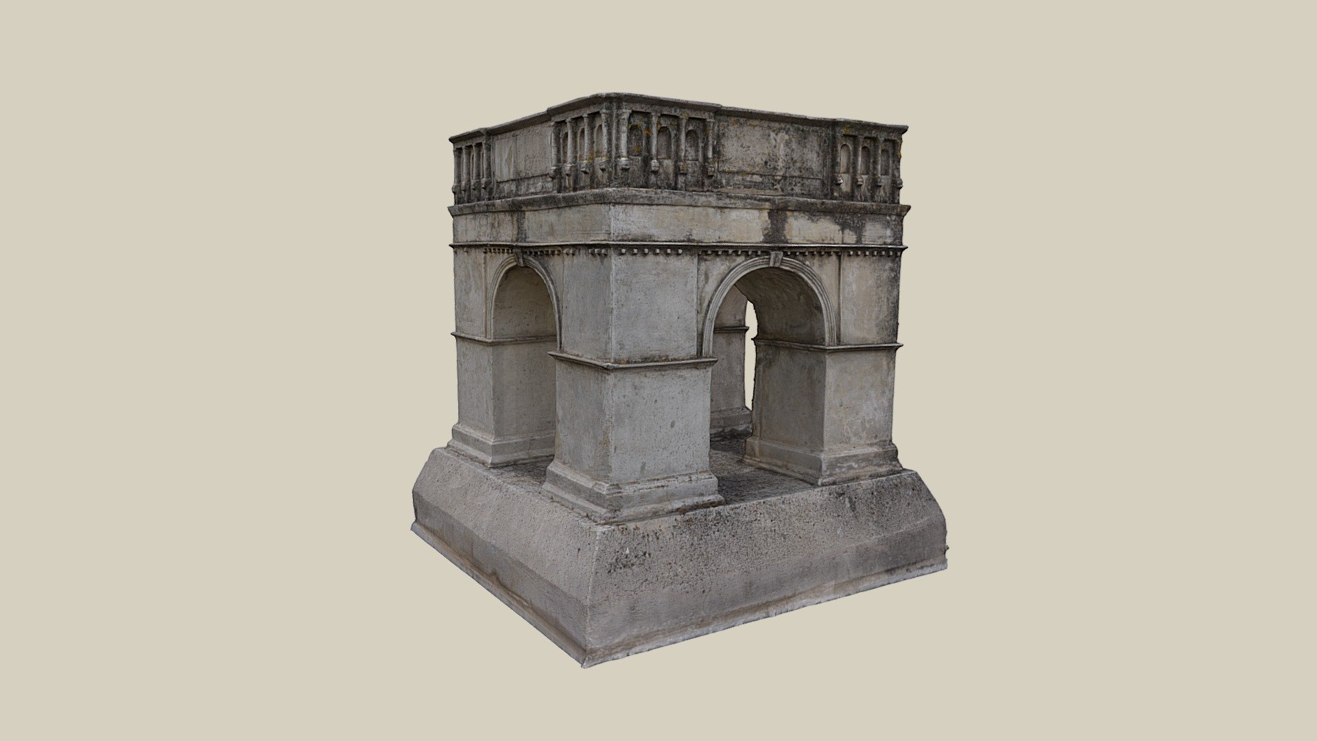 Heidentor Modell — Sketchfab embed 3D viewer