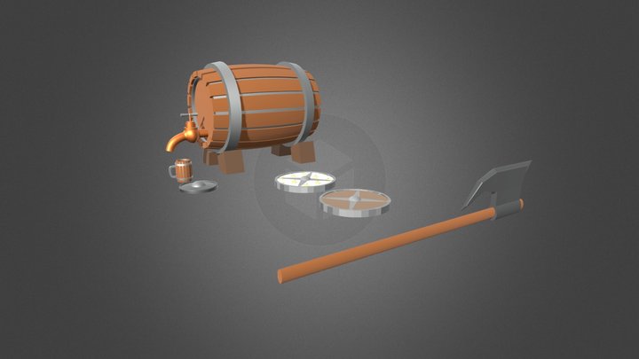Props Vikings 3D Model