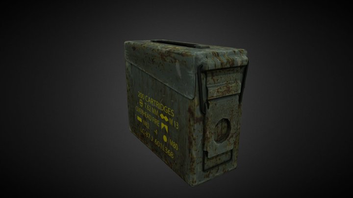Military Ammo Box 3D Model