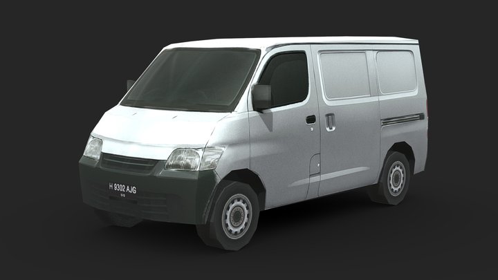 Blind Van PSX Style 3D Model