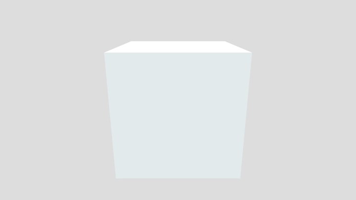 Trillion Poly Cube 3D Model