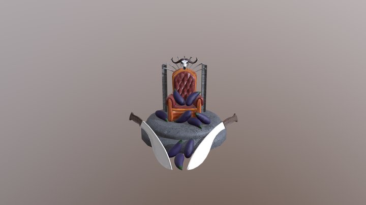 Oya Throne Base 3D Model