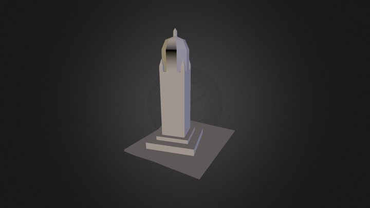 Stanford Hoover Tower 3D Model