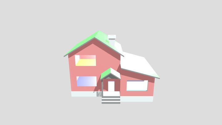 Hello Neighbor Alpha 1 Player House 3D Model