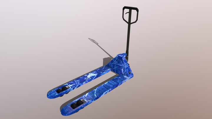 Hydraulic trolley 3D Model