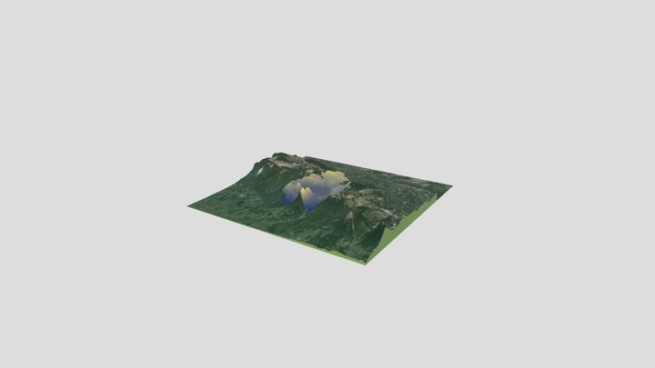 GLTF alrededor de Atitlan en 3D 3D Model