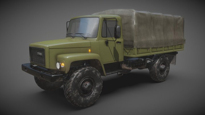 GAZ-33081 "Sadko" 3D Model