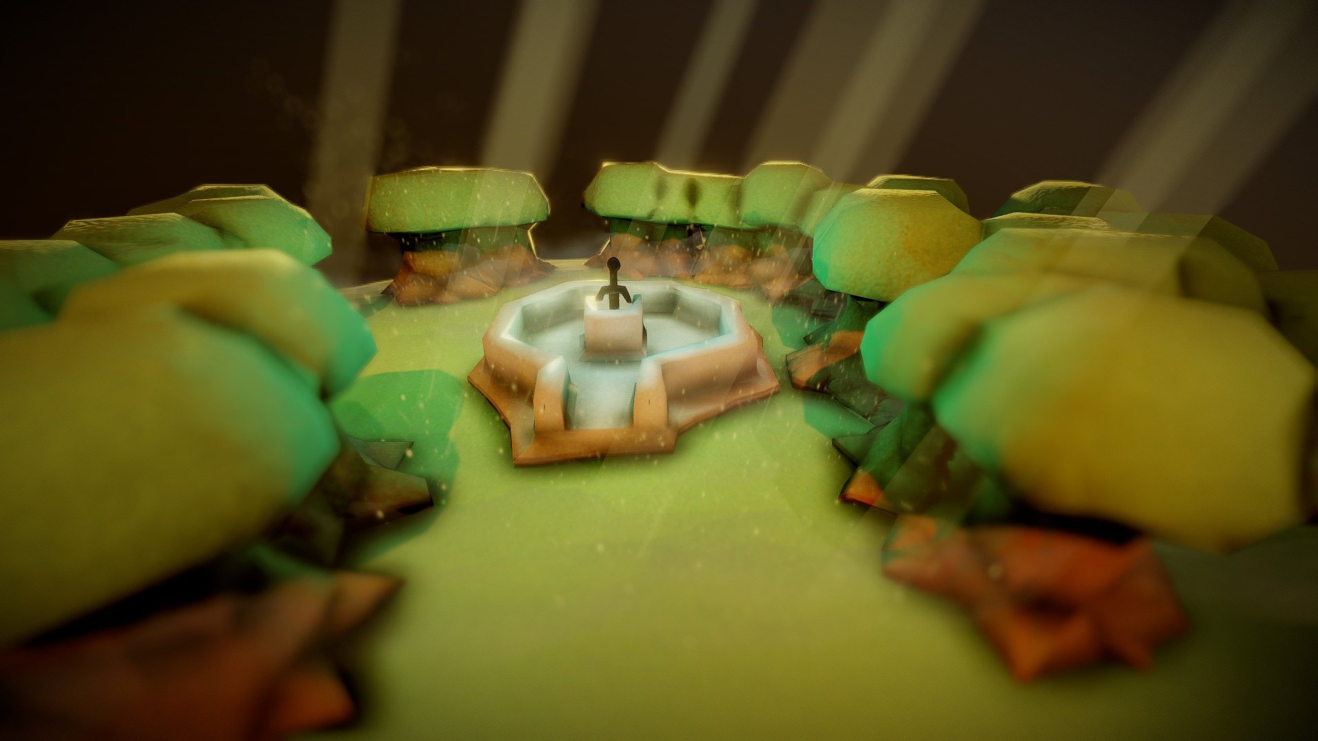 Master Sword Resting Place - Zelda Fan Art