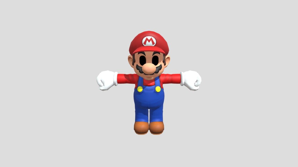 Wii - Super Mario Galaxy Unused Content - Mario