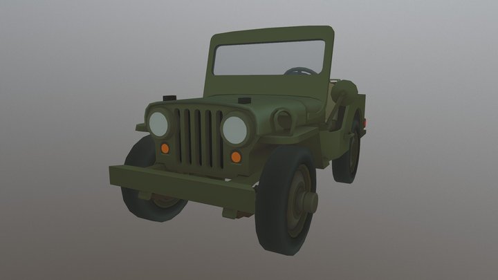 Jeep texturing step 3 3D Model