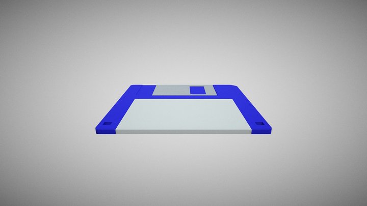 3.5 Inch Floppy 3D Model
