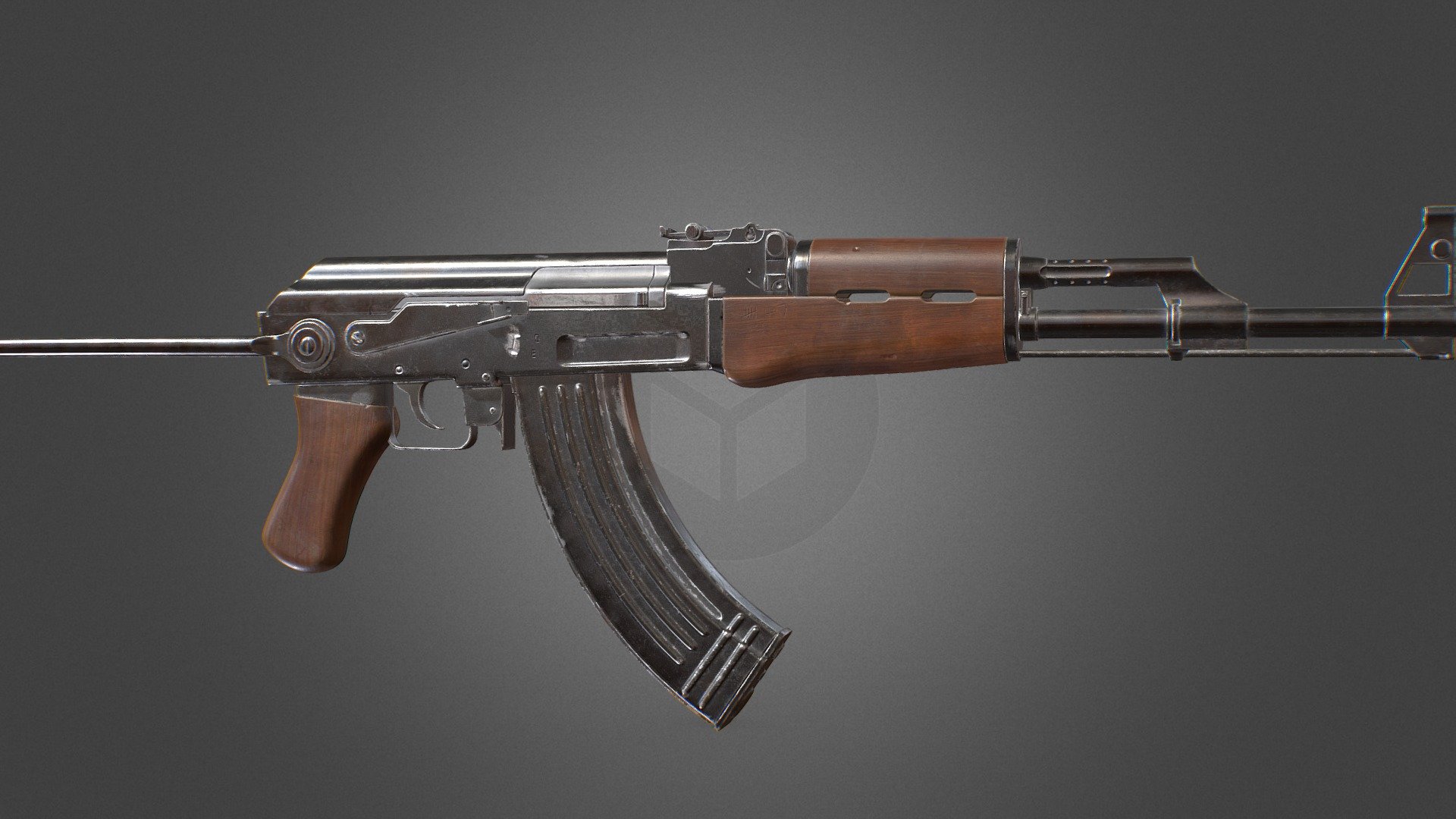 AKS-47 - 3D model by JandroS [0967926] - Sketchfab