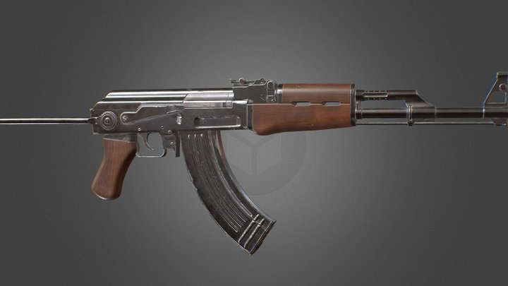 AKS-47 3D Model