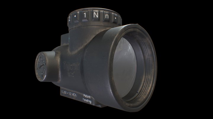 Trijicon MRO scope 3D Model