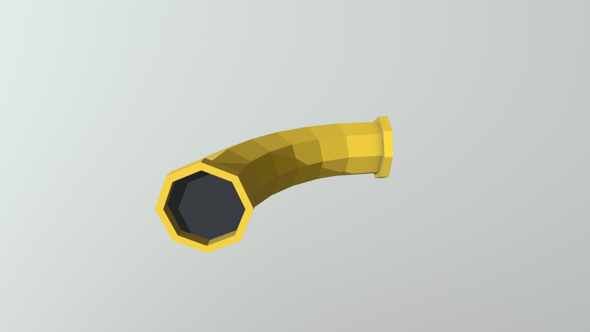 Low Poly Bend Pipe