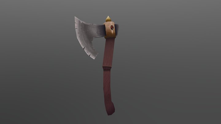 Texture Painting an Ax 3D Model