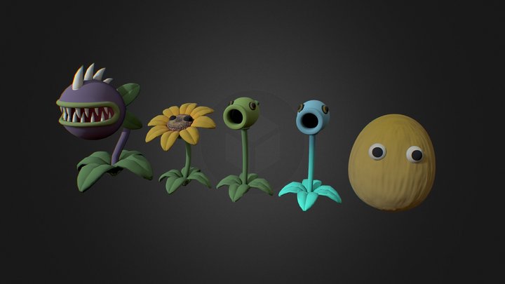 Basic Plants – Free 3D Model STL