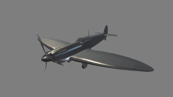 Spitfire Mk II 3D Model