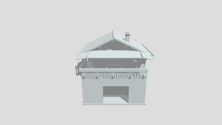 By the ocean :House Model 3D Model