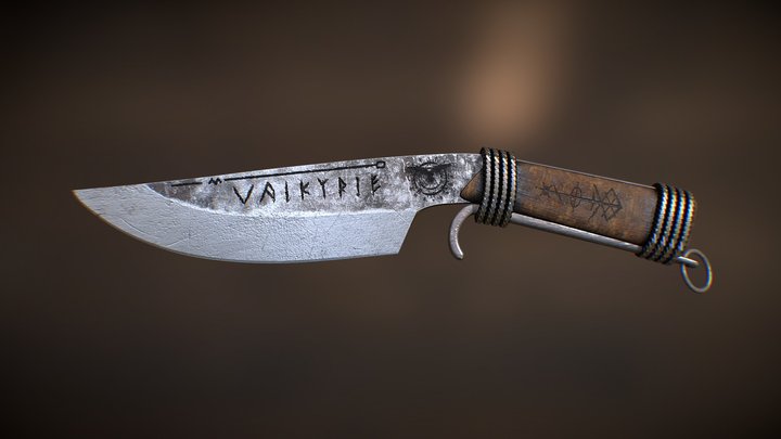 Knife “Valkyrie: Wing of Battle” 3D Model