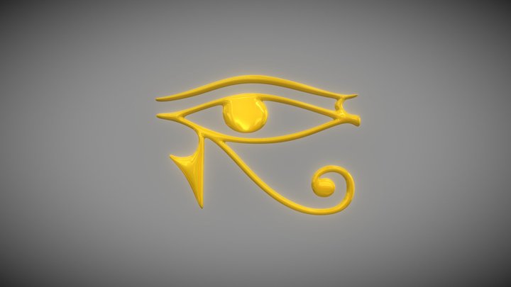Olho de Hórus 3D Model