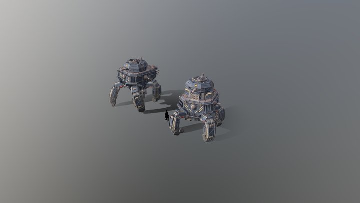 Iron Harvest - Gunfort 3D Model