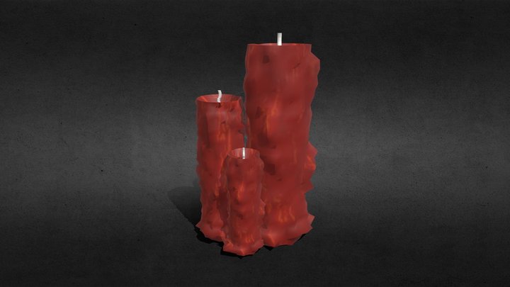 Candle 3D Model