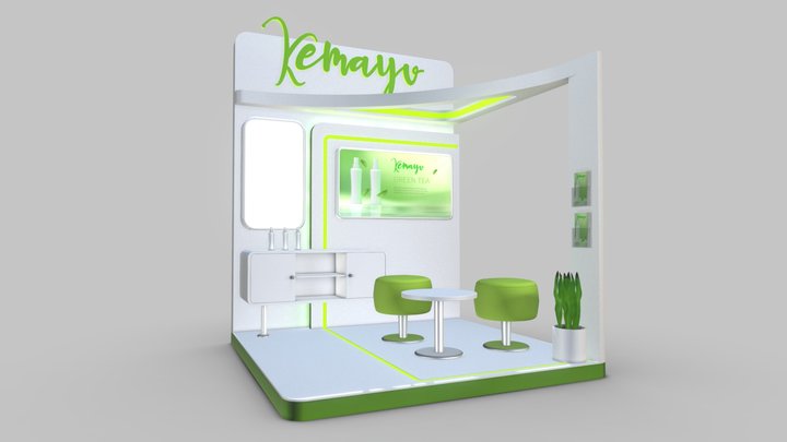 EXHIBITION STAND MRC 3D Model