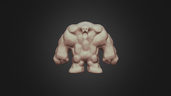 Golem SculptJanuary Challenge 3D Model