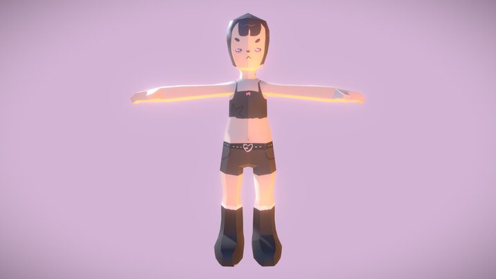1131448033-胡婷媛-W14-Sampe角色基模 3D Model